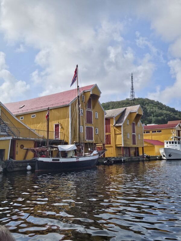 Egersund, the nearest village (4 miles away). Here we'll go for a nice dinner and perhaps buy some fresh food for some of our meals.